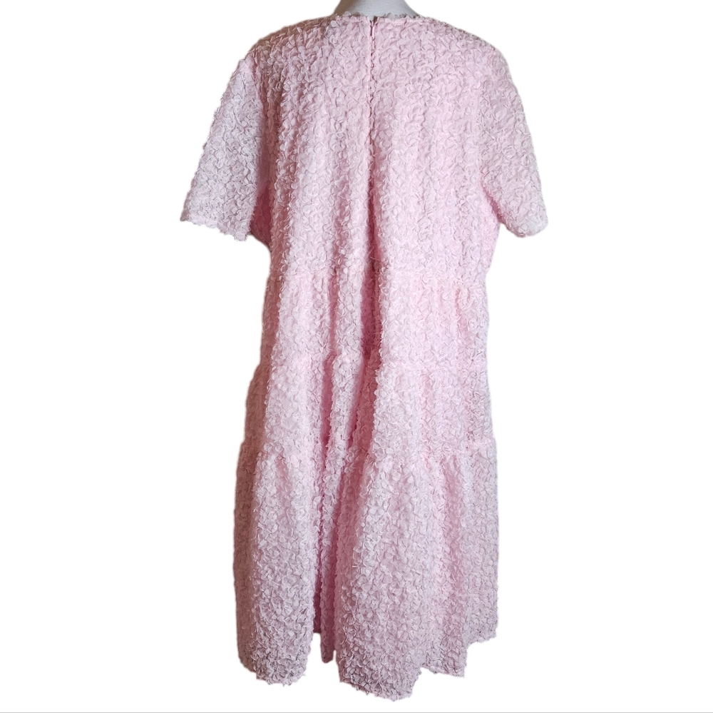 Halogen X Atlantic-Pacific Floret Pink Ballerina Midi Dress Size 3X Blair Eadie - Picture 7 of 16